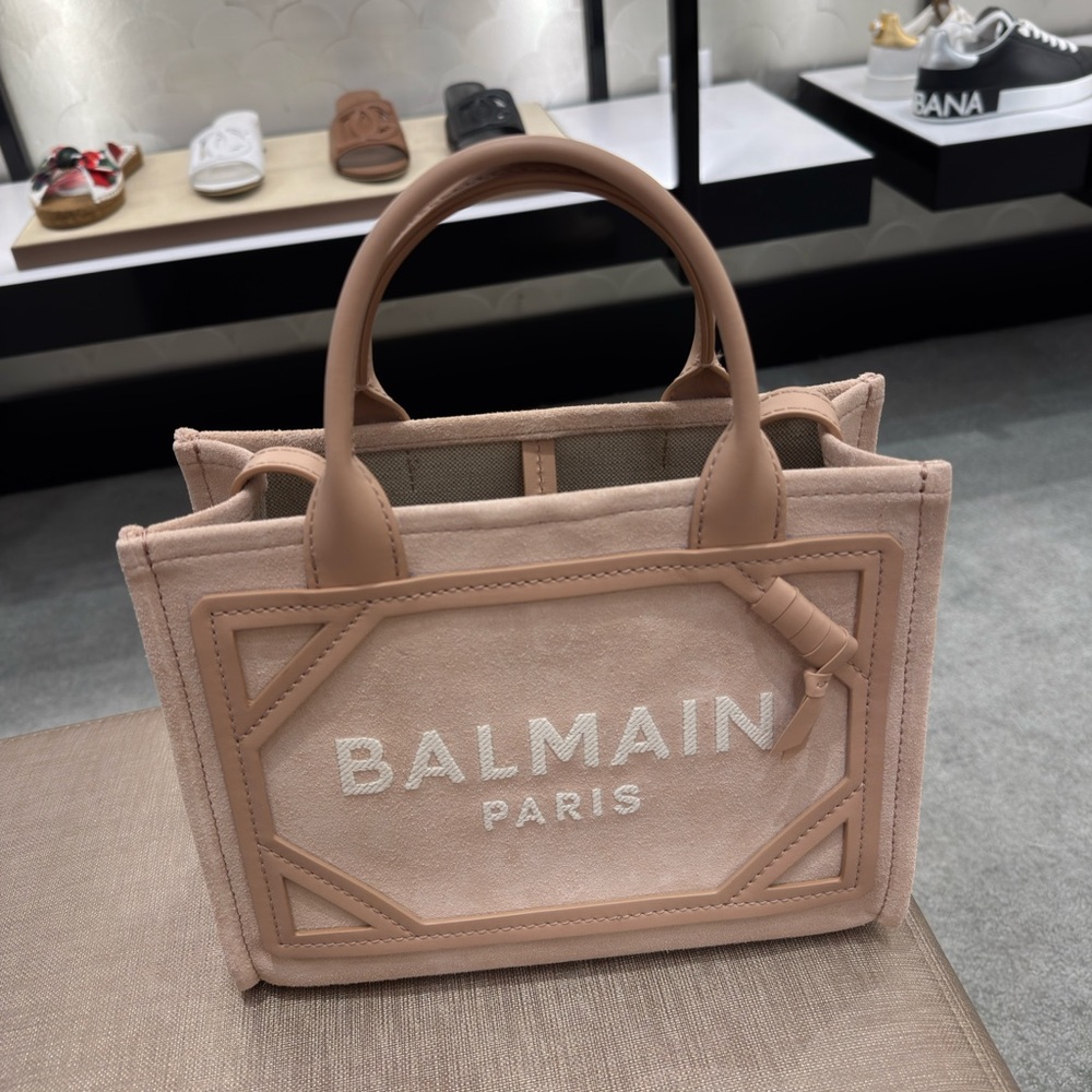 Balmain Blush Pink Tote Bag